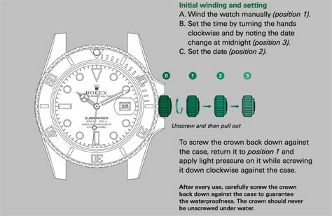 how to adjust time on a rolex|setting time on rolex watch.